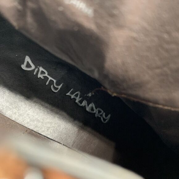 Dirty Laundry Fay Faux Leather Ankle Booties 8.5 Womens Brown Academia Low Boots - Picture 8 of 10